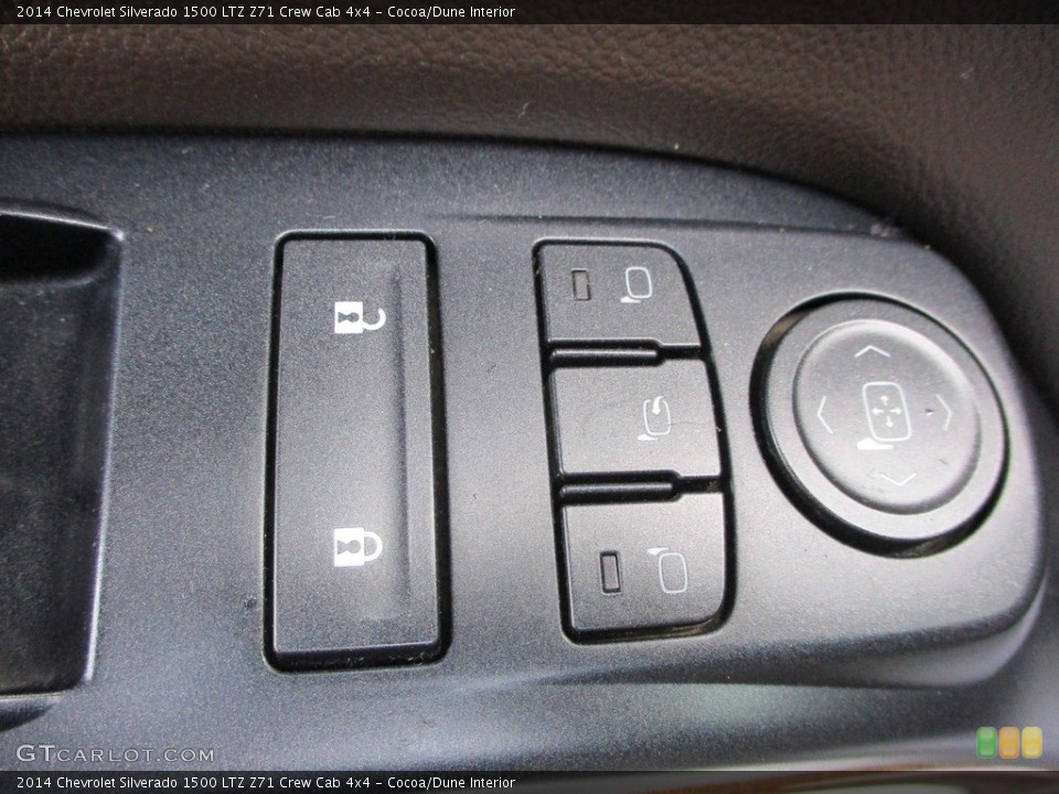 Cocoa/Dune Interior Controls for the 2014 Chevrolet Silverado 1500 LTZ Z71 Crew Cab 4x4 #145431633