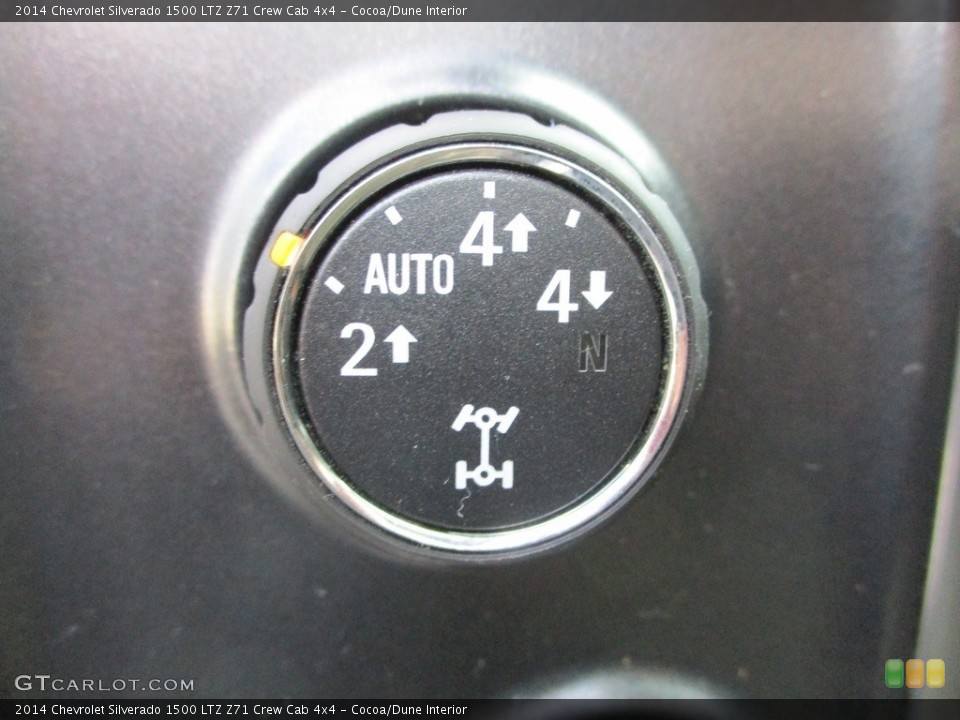 Cocoa/Dune Interior Controls for the 2014 Chevrolet Silverado 1500 LTZ Z71 Crew Cab 4x4 #145431708