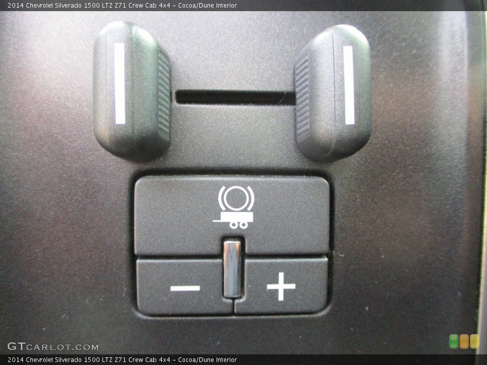 Cocoa/Dune Interior Controls for the 2014 Chevrolet Silverado 1500 LTZ Z71 Crew Cab 4x4 #145431735