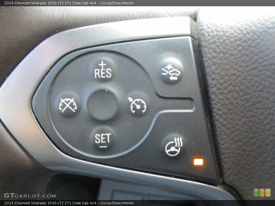 Cocoa/Dune Interior Steering Wheel for the 2014 Chevrolet Silverado 1500 LTZ Z71 Crew Cab 4x4 #145431849