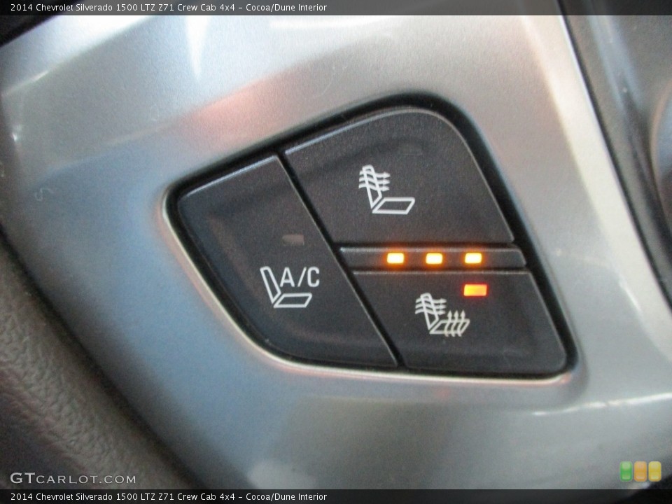 Cocoa/Dune Interior Controls for the 2014 Chevrolet Silverado 1500 LTZ Z71 Crew Cab 4x4 #145431876