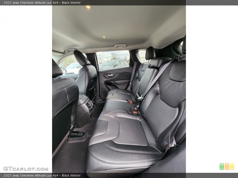 Black Interior Rear Seat for the 2023 Jeep Cherokee Altitude Lux 4x4 #145431924