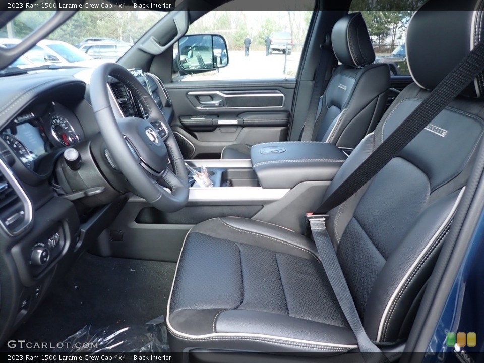 Black Interior Photo for the 2023 Ram 1500 Laramie Crew Cab 4x4 #145432647