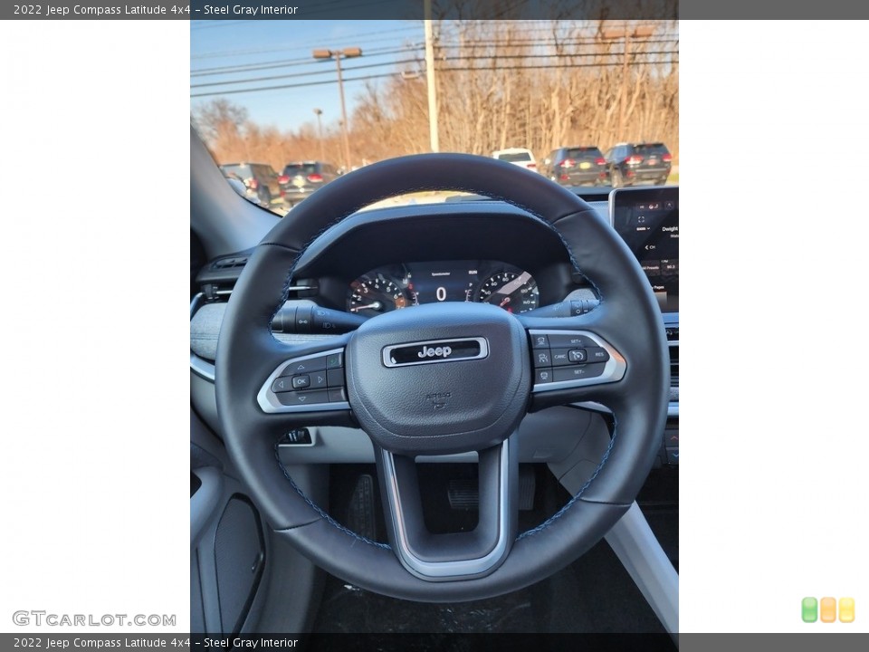 Steel Gray Interior Steering Wheel for the 2022 Jeep Compass Latitude 4x4 #145433718