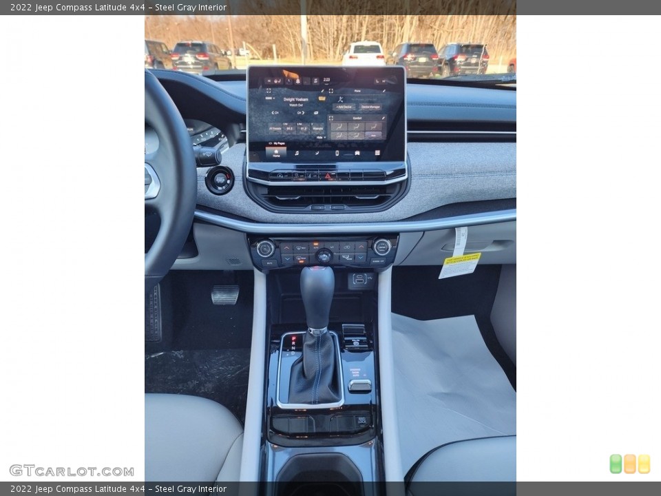 Steel Gray Interior Controls for the 2022 Jeep Compass Latitude 4x4 #145433727