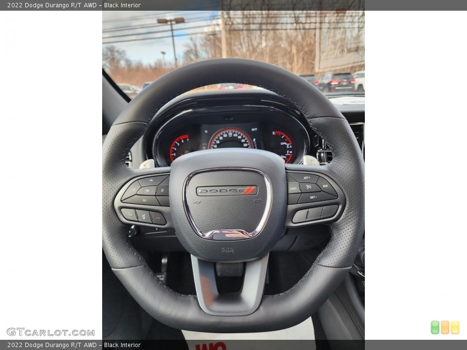 Black Interior Steering Wheel for the 2022 Dodge Durango R/T AWD #145433925