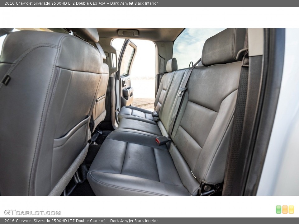 Dark Ash/Jet Black Interior Rear Seat for the 2016 Chevrolet Silverado 2500HD LTZ Double Cab 4x4 #145434027