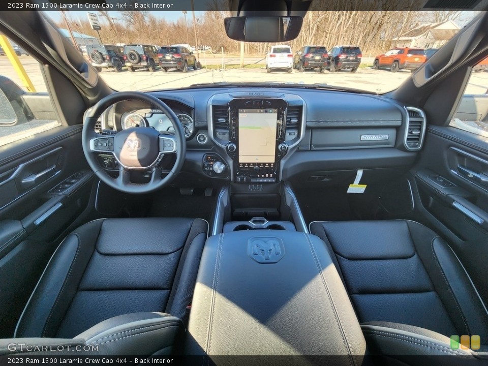 Black Interior Photo for the 2023 Ram 1500 Laramie Crew Cab 4x4 #145434066