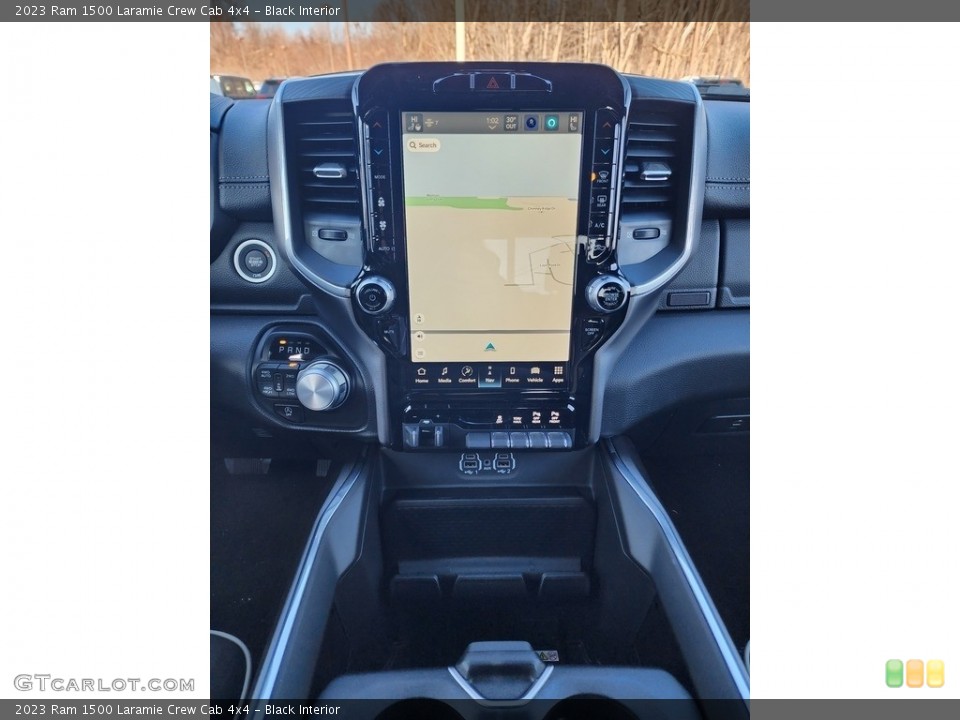 Black Interior Navigation for the 2023 Ram 1500 Laramie Crew Cab 4x4 #145434093