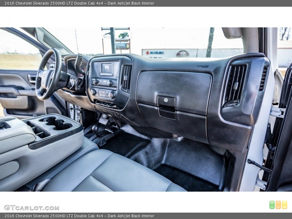 Dark Ash/Jet Black Interior Dashboard for the 2016 Chevrolet Silverado 2500HD LTZ Double Cab 4x4 #145434102