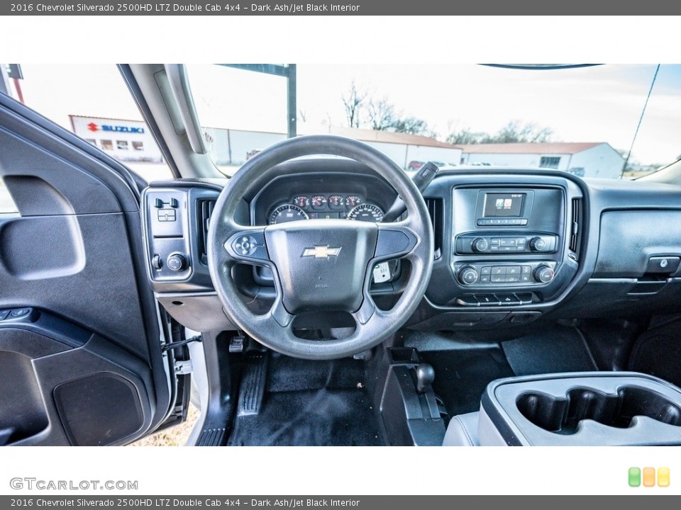 Dark Ash/Jet Black Interior Dashboard for the 2016 Chevrolet Silverado 2500HD LTZ Double Cab 4x4 #145434189