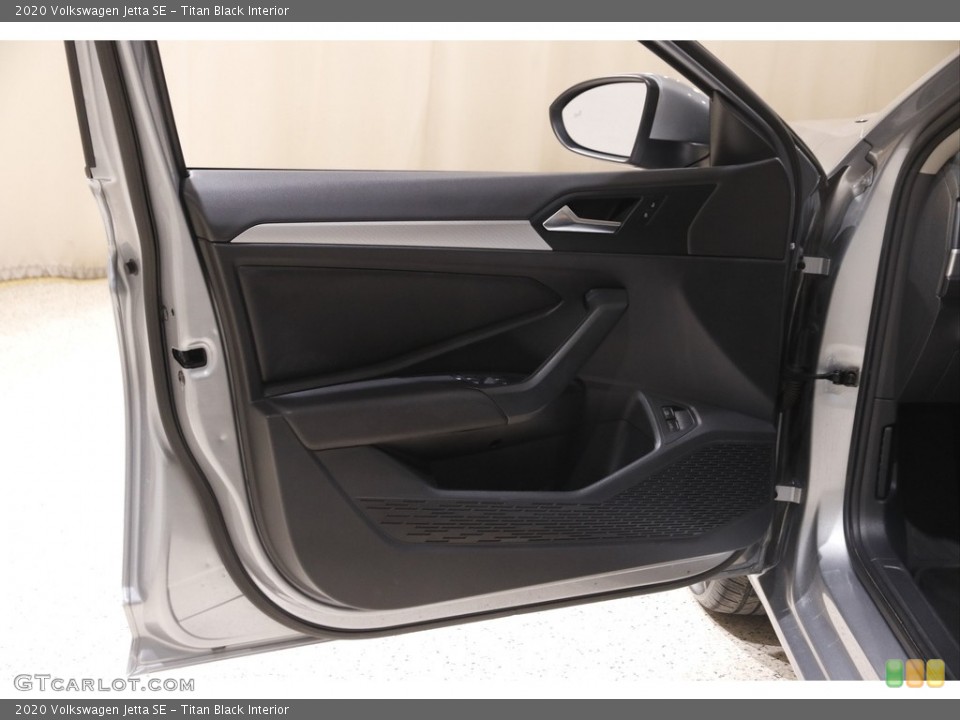 Titan Black Interior Door Panel for the 2020 Volkswagen Jetta SE #145434240