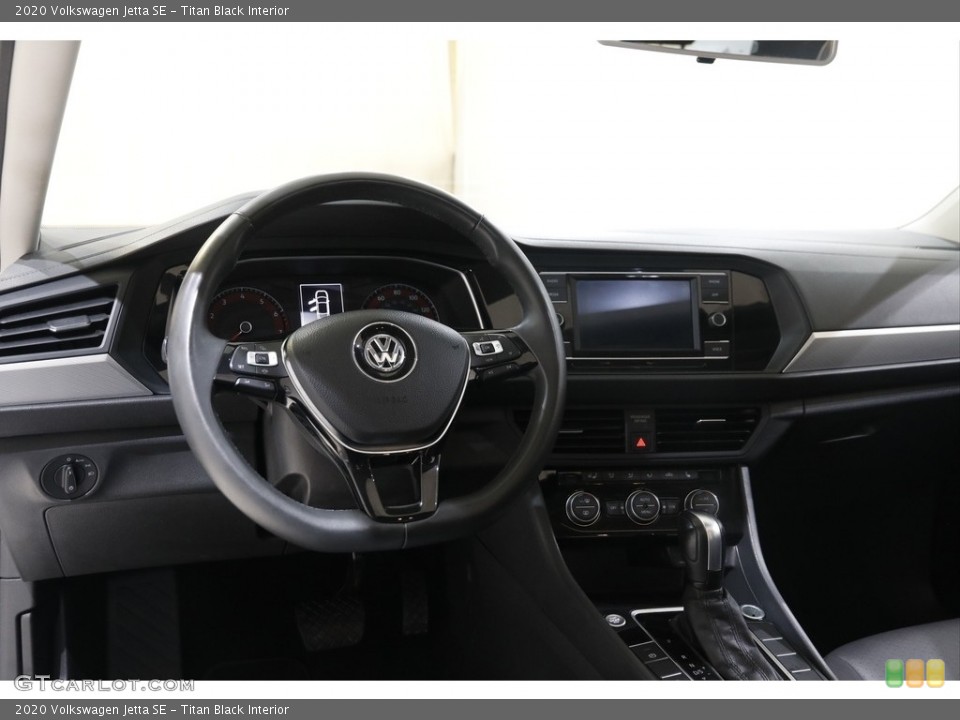 Titan Black Interior Dashboard for the 2020 Volkswagen Jetta SE #145434288