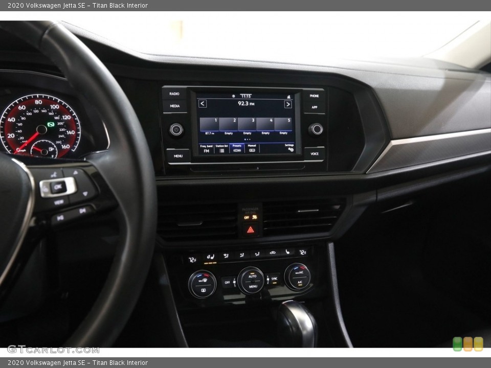 Titan Black Interior Controls for the 2020 Volkswagen Jetta SE #145434348