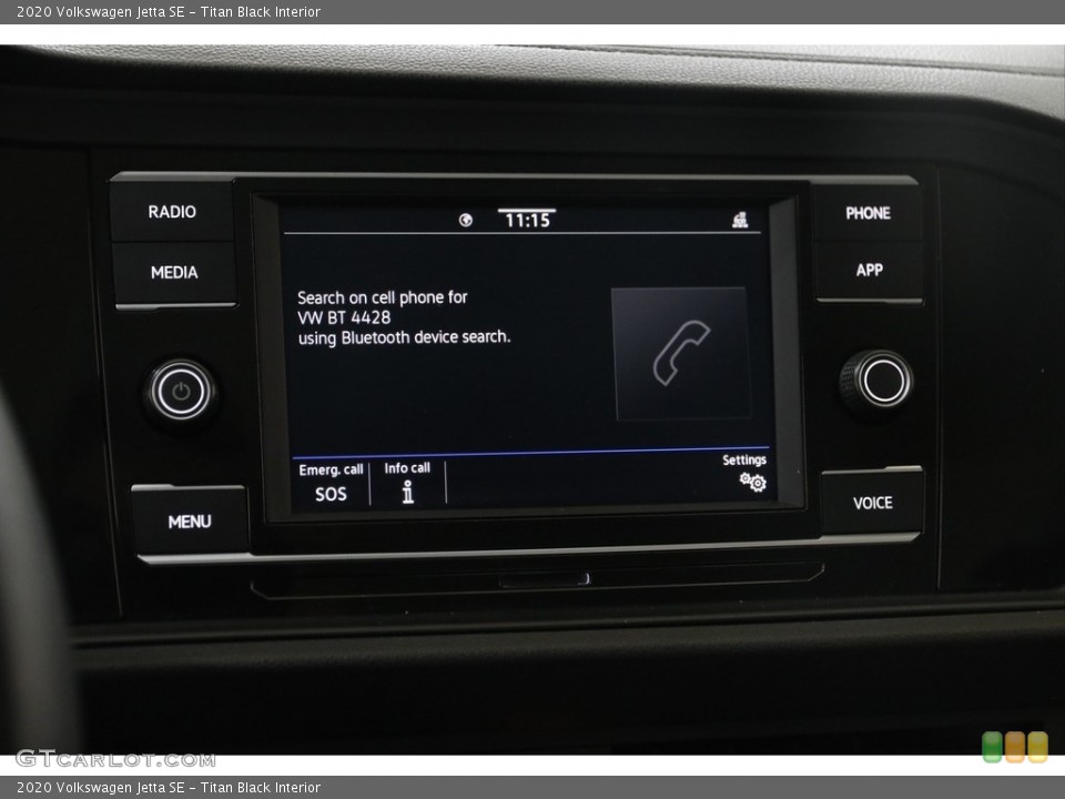 Titan Black Interior Controls for the 2020 Volkswagen Jetta SE #145434378