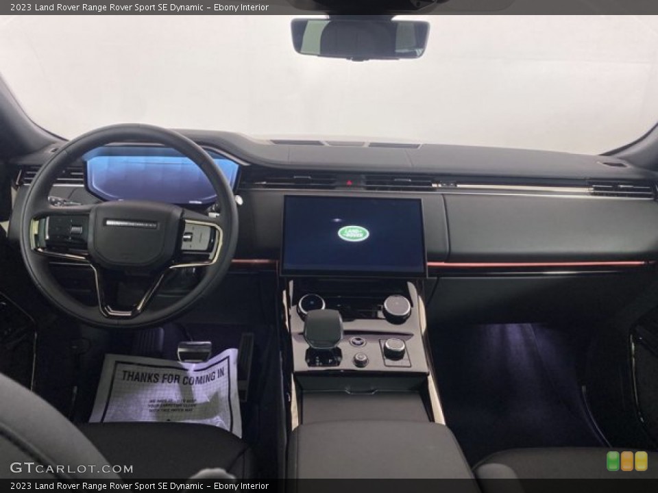 Ebony Interior Dashboard for the 2023 Land Rover Range Rover Sport SE Dynamic #145434807