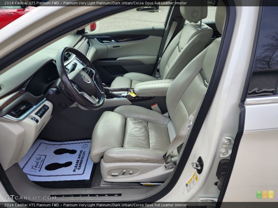 Platinum Very Light Platinum/Dark Urban/Cocoa Opus Full Leather Interior Photo for the 2014 Cadillac XTS Platinum FWD #145435029
