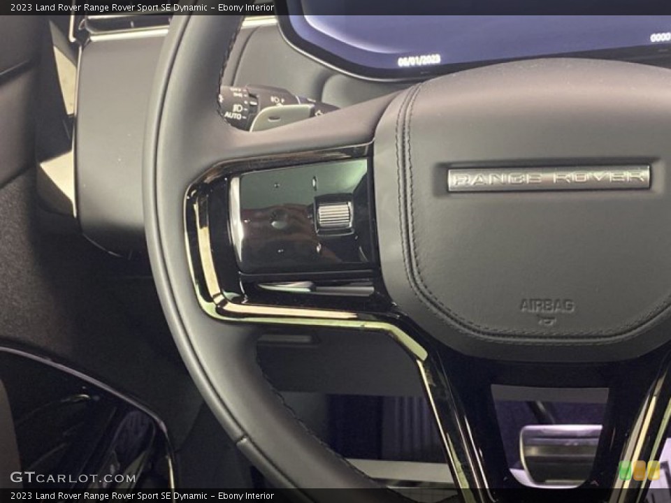 Ebony Interior Steering Wheel for the 2023 Land Rover Range Rover Sport SE Dynamic #145435095