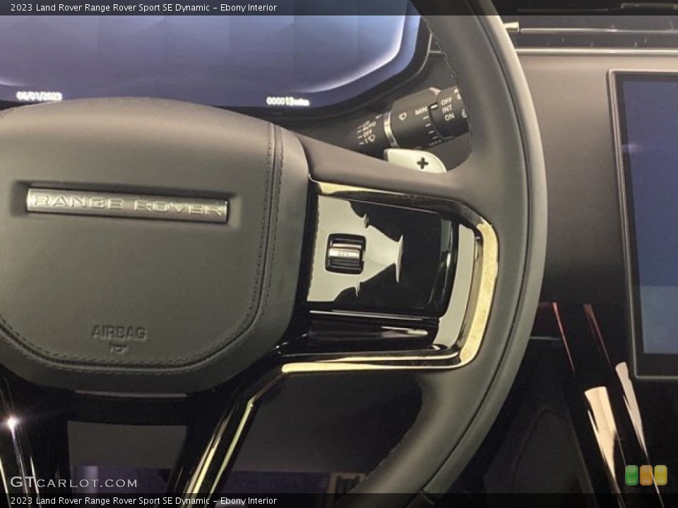 Ebony Interior Steering Wheel for the 2023 Land Rover Range Rover Sport SE Dynamic #145435119