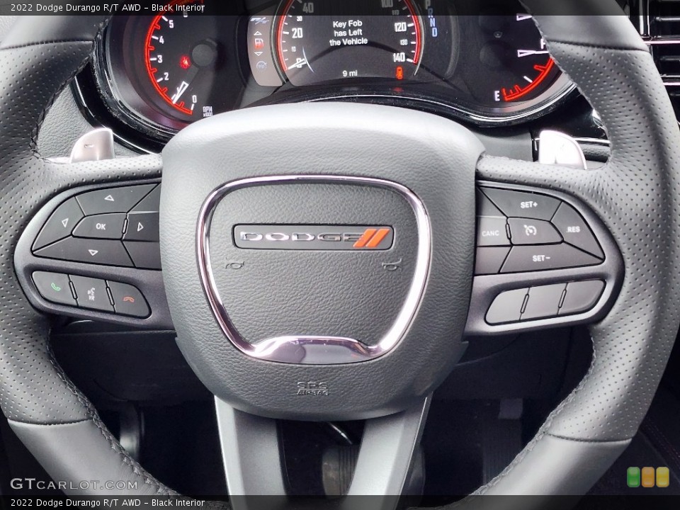 Black Interior Steering Wheel for the 2022 Dodge Durango R/T AWD #145439365
