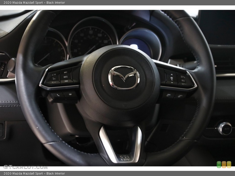 Black Interior Steering Wheel for the 2020 Mazda Mazda6 Sport #145440031