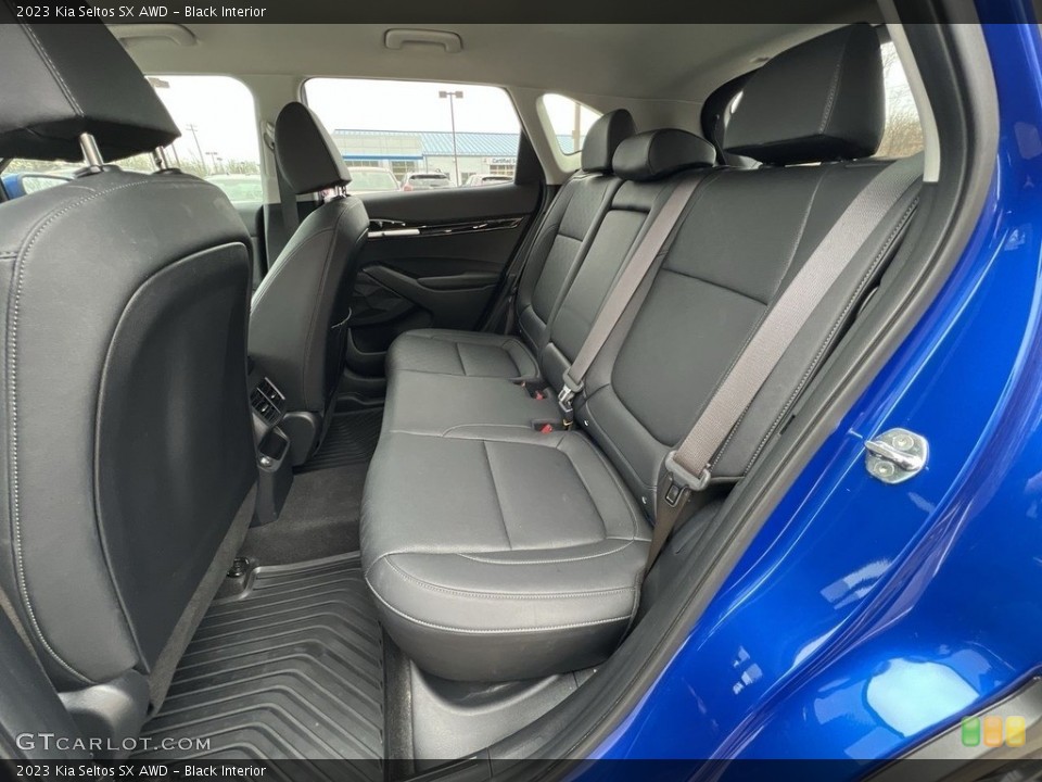 Black Interior Rear Seat for the 2023 Kia Seltos SX AWD #145441141