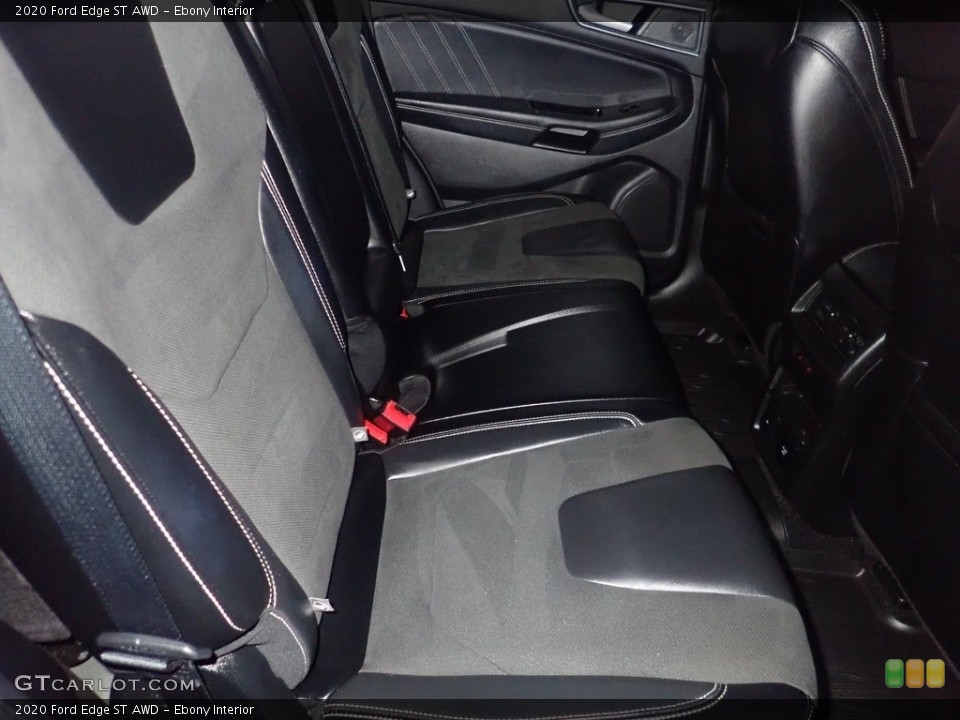 Ebony Interior Rear Seat for the 2020 Ford Edge ST AWD #145445317