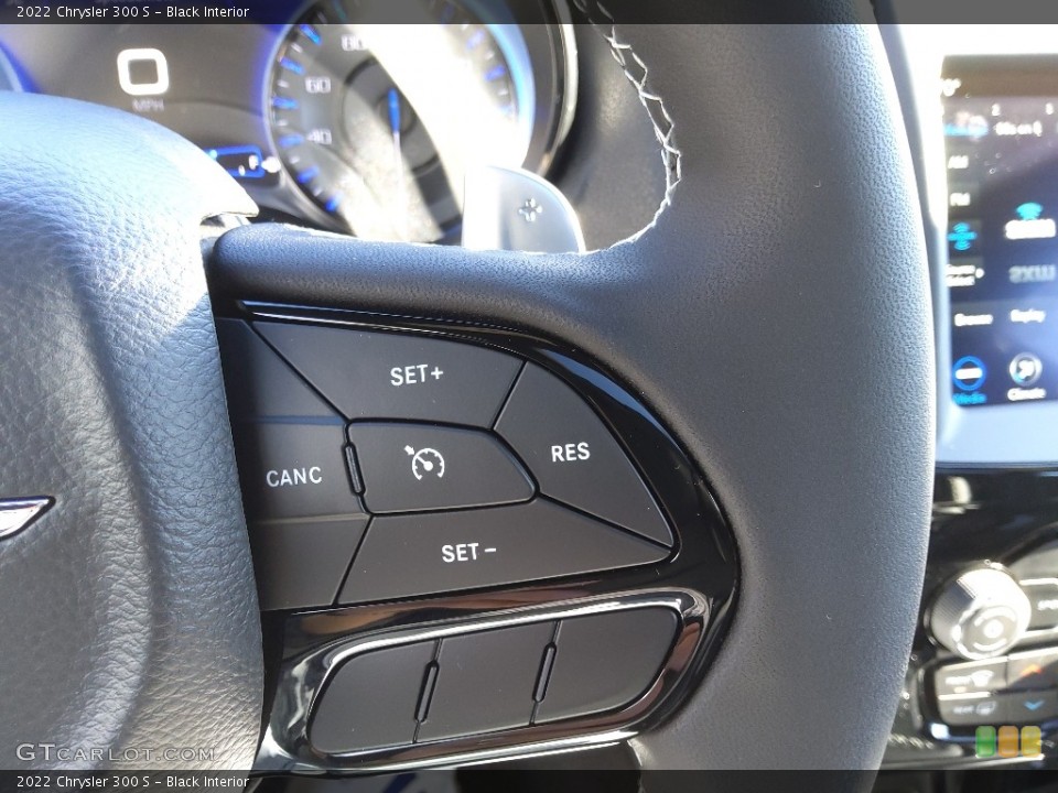 Black Interior Steering Wheel for the 2022 Chrysler 300 S #145446535