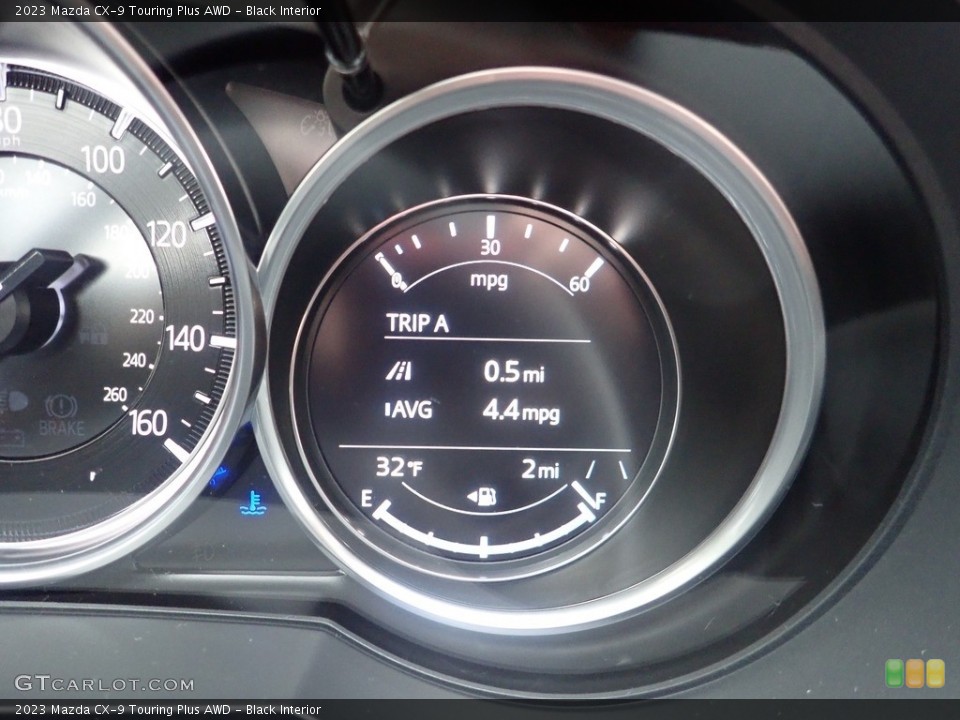 Black Interior Gauges for the 2023 Mazda CX-9 Touring Plus AWD #145447699