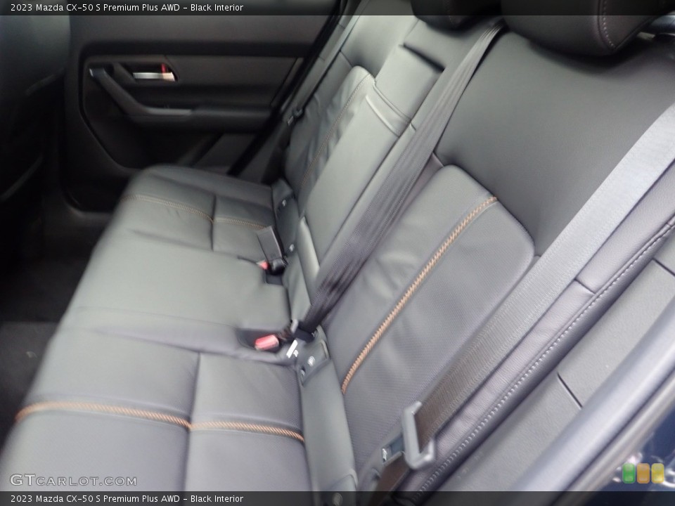 Black Interior Rear Seat for the 2023 Mazda CX-50 S Premium Plus AWD #145447837