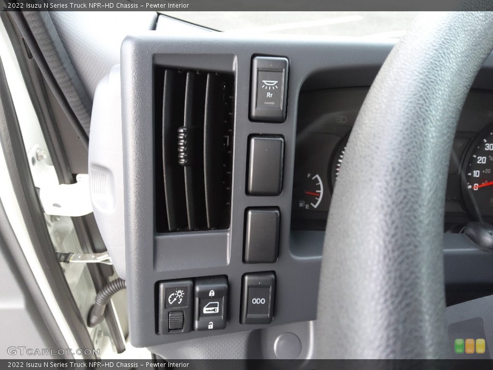 Pewter Interior Controls for the 2022 Isuzu N Series Truck NPR-HD Chassis #145449253