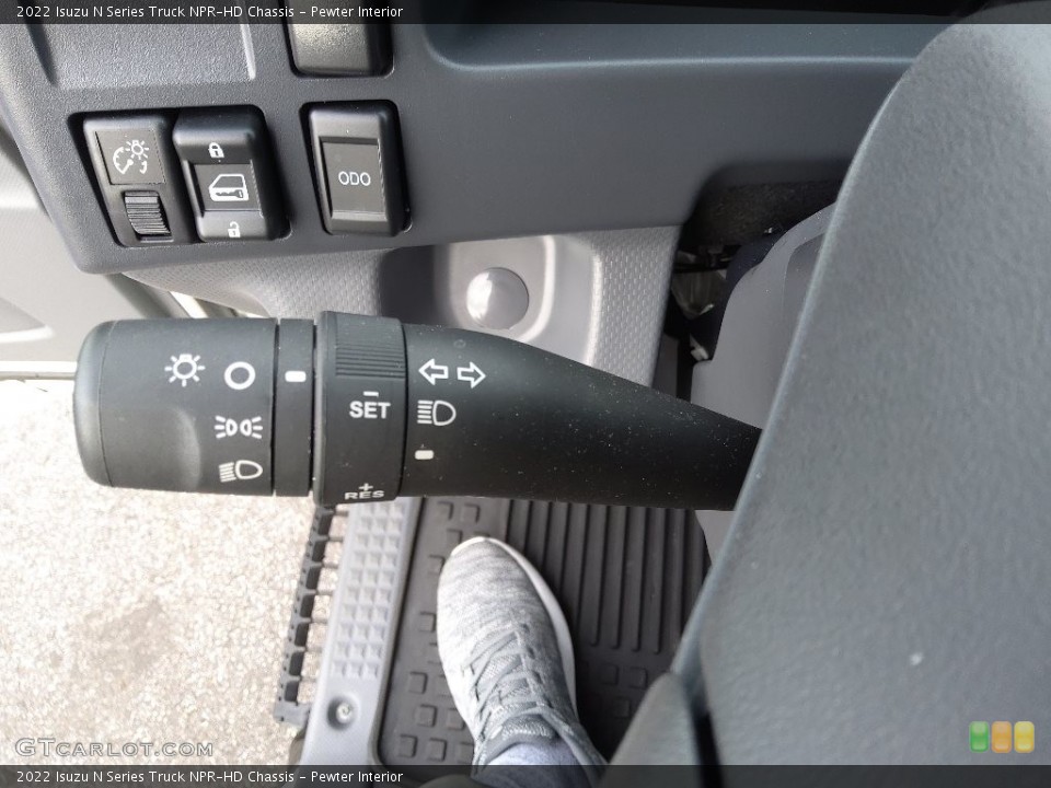 Pewter Interior Controls for the 2022 Isuzu N Series Truck NPR-HD Chassis #145449256