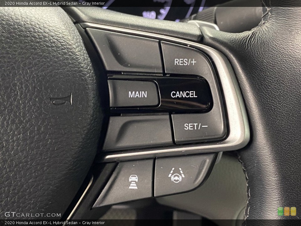 Gray Interior Steering Wheel for the 2020 Honda Accord EX-L Hybrid Sedan #145451140