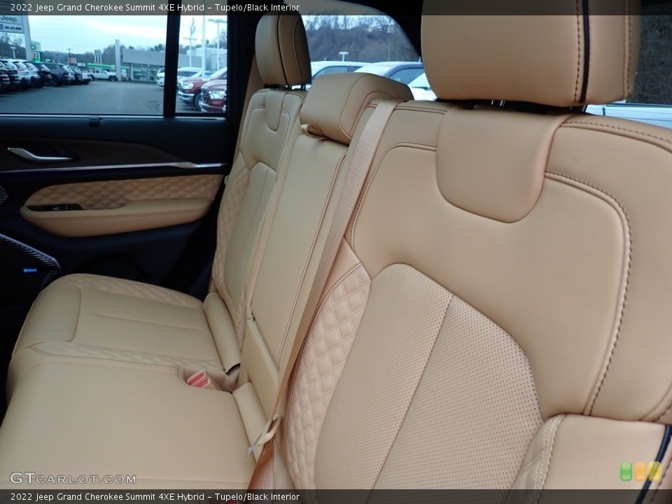 Tupelo/Black Interior Rear Seat for the 2022 Jeep Grand Cherokee Summit 4XE Hybrid #145452039