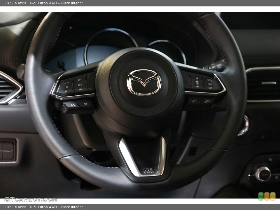 Black Interior Steering Wheel for the 2022 Mazda CX-5 Turbo AWD #145452141