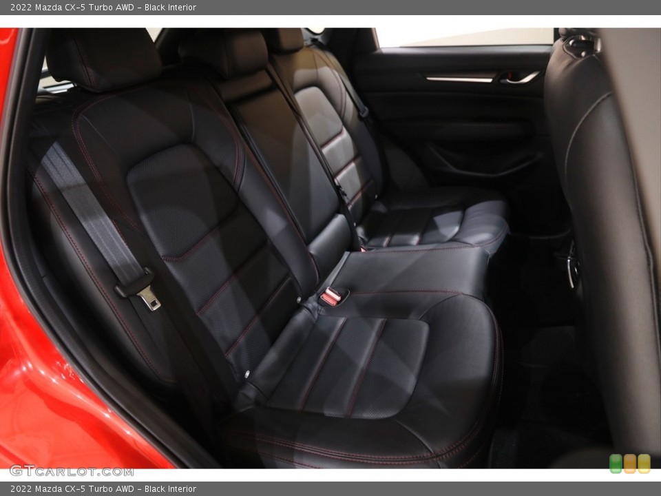 Black Interior Rear Seat for the 2022 Mazda CX-5 Turbo AWD #145452306