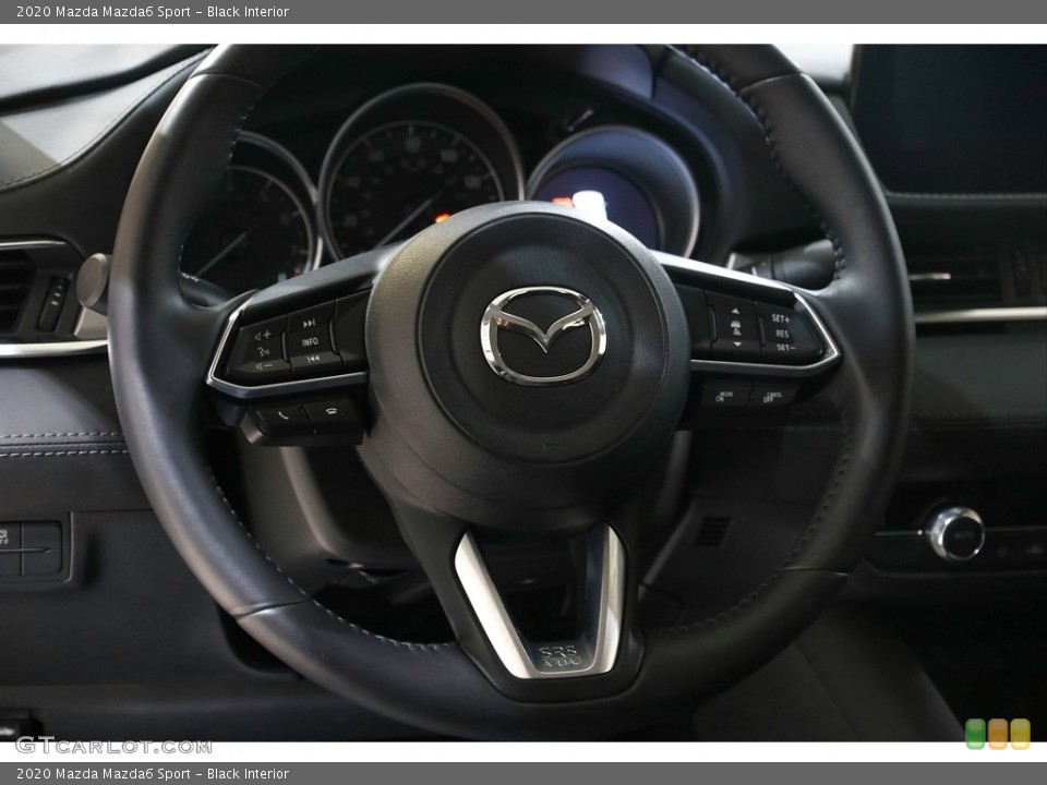 Black Interior Steering Wheel for the 2020 Mazda Mazda6 Sport #145452547