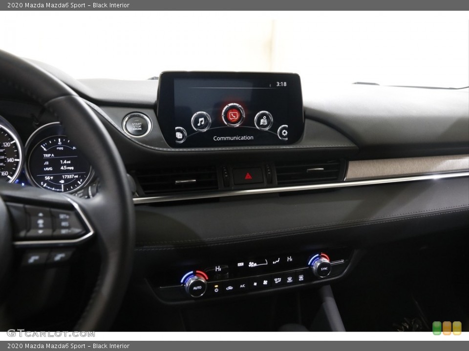 Black Interior Dashboard for the 2020 Mazda Mazda6 Sport #145452589