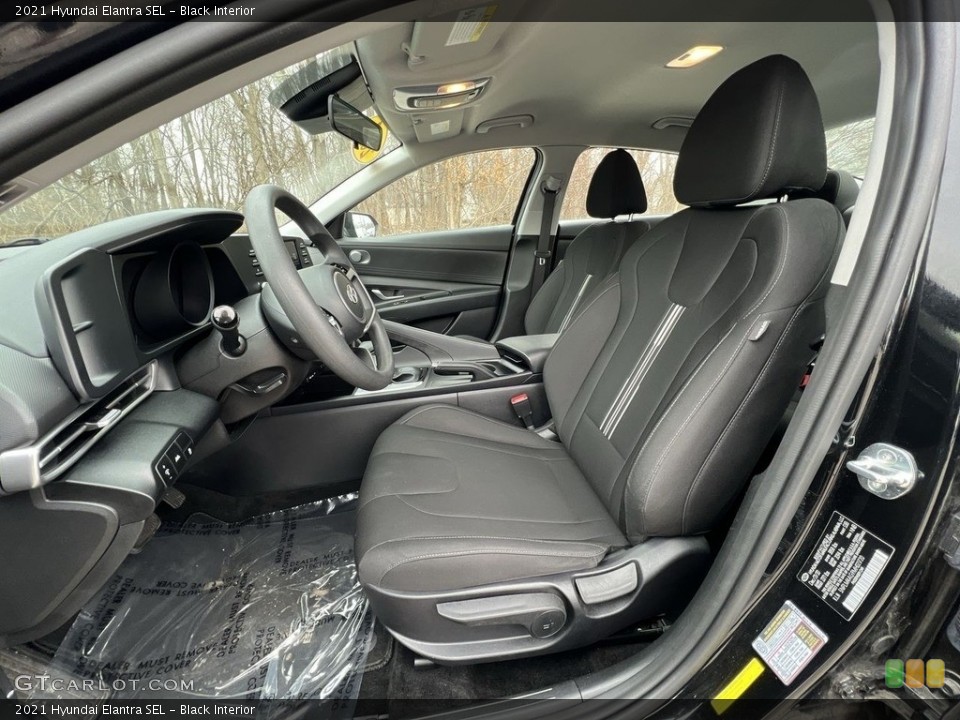 Black Interior Photo for the 2021 Hyundai Elantra SEL #145452751