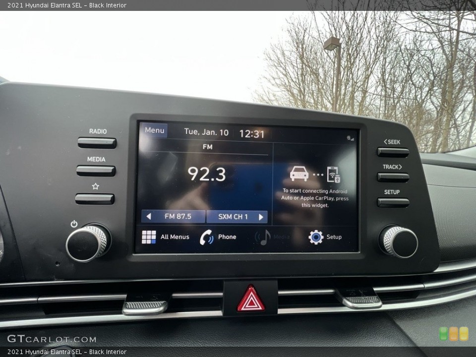 Black Interior Audio System for the 2021 Hyundai Elantra SEL #145452860