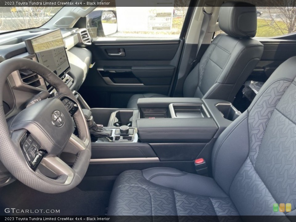 Black Interior Front Seat for the 2023 Toyota Tundra Limited CrewMax 4x4 #145453480
