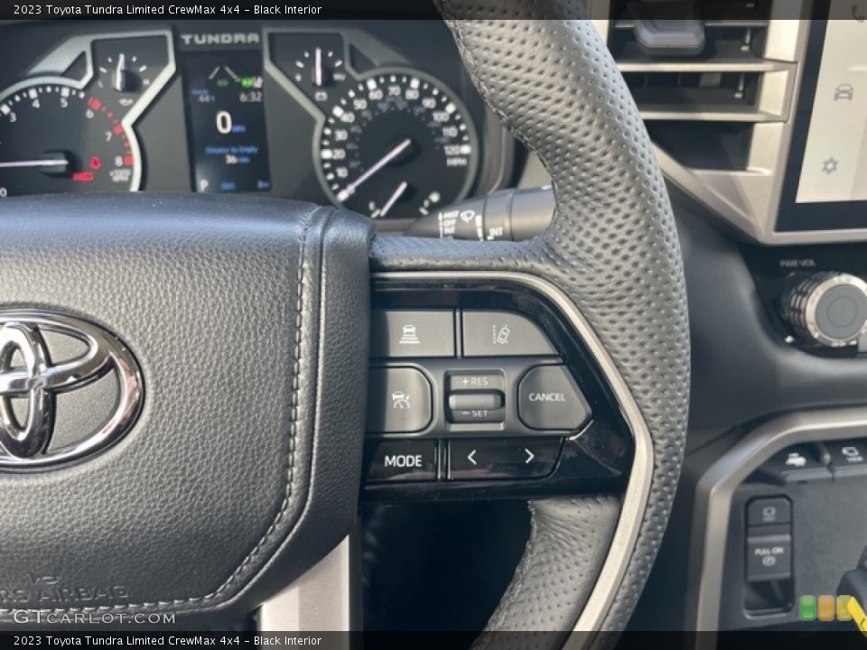 Black Interior Steering Wheel for the 2023 Toyota Tundra Limited CrewMax 4x4 #145453750