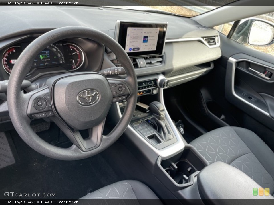 Black Interior Front Seat for the 2023 Toyota RAV4 XLE AWD #145454038