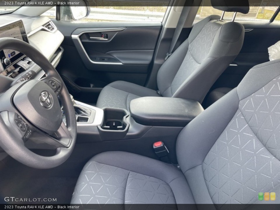 Black Interior Front Seat for the 2023 Toyota RAV4 XLE AWD #145454056