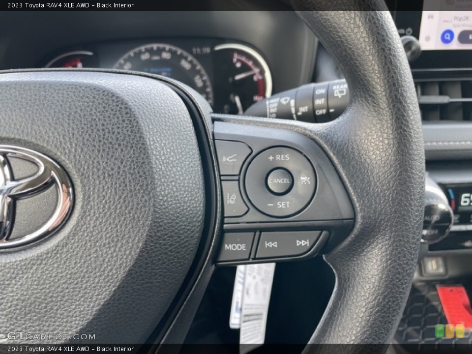 Black Interior Steering Wheel for the 2023 Toyota RAV4 XLE AWD #145454314