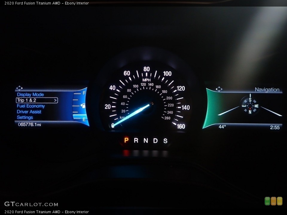 Ebony Interior Gauges for the 2020 Ford Fusion Titanium AWD #145455025
