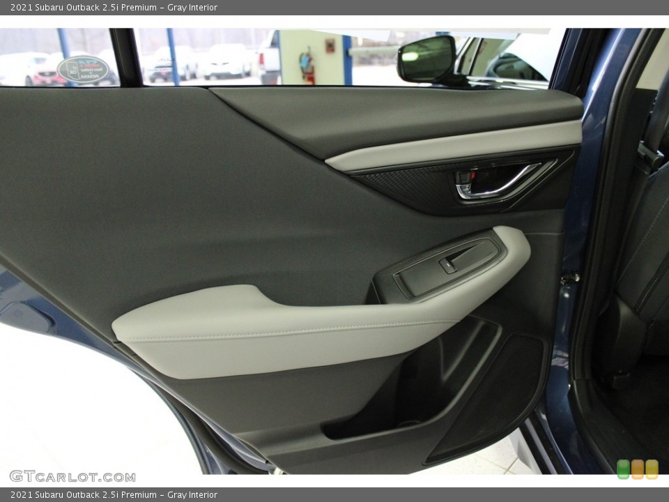 Gray Interior Door Panel for the 2021 Subaru Outback 2.5i Premium #145455517