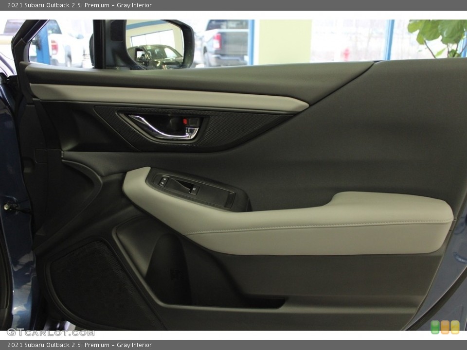 Gray Interior Door Panel for the 2021 Subaru Outback 2.5i Premium #145455571