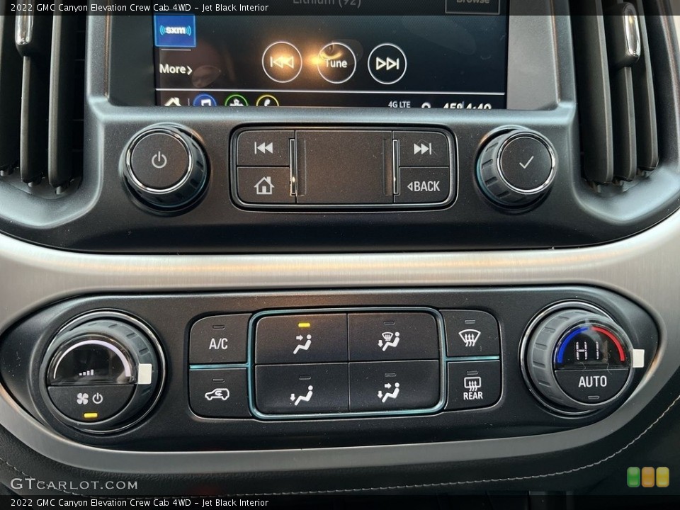 Jet Black Interior Controls for the 2022 GMC Canyon Elevation Crew Cab 4WD #145456828