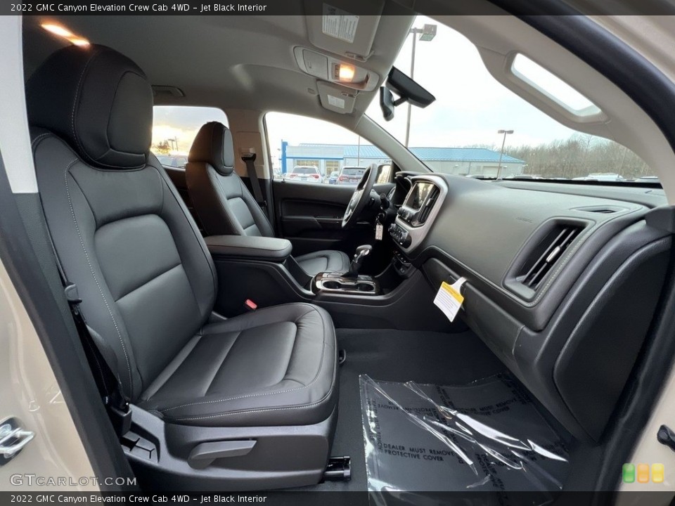 Jet Black 2022 GMC Canyon Interiors